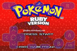 Pokemon ruby download roms gba gameboy advance